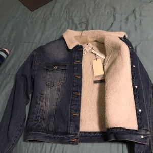 Sherpa Jean Jacket